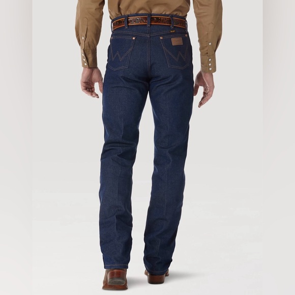 NWOT Wrangler Cowboy Cut Rigid Indigo Jeans (2 pair) sz 30/33 - Picture 2 of 8